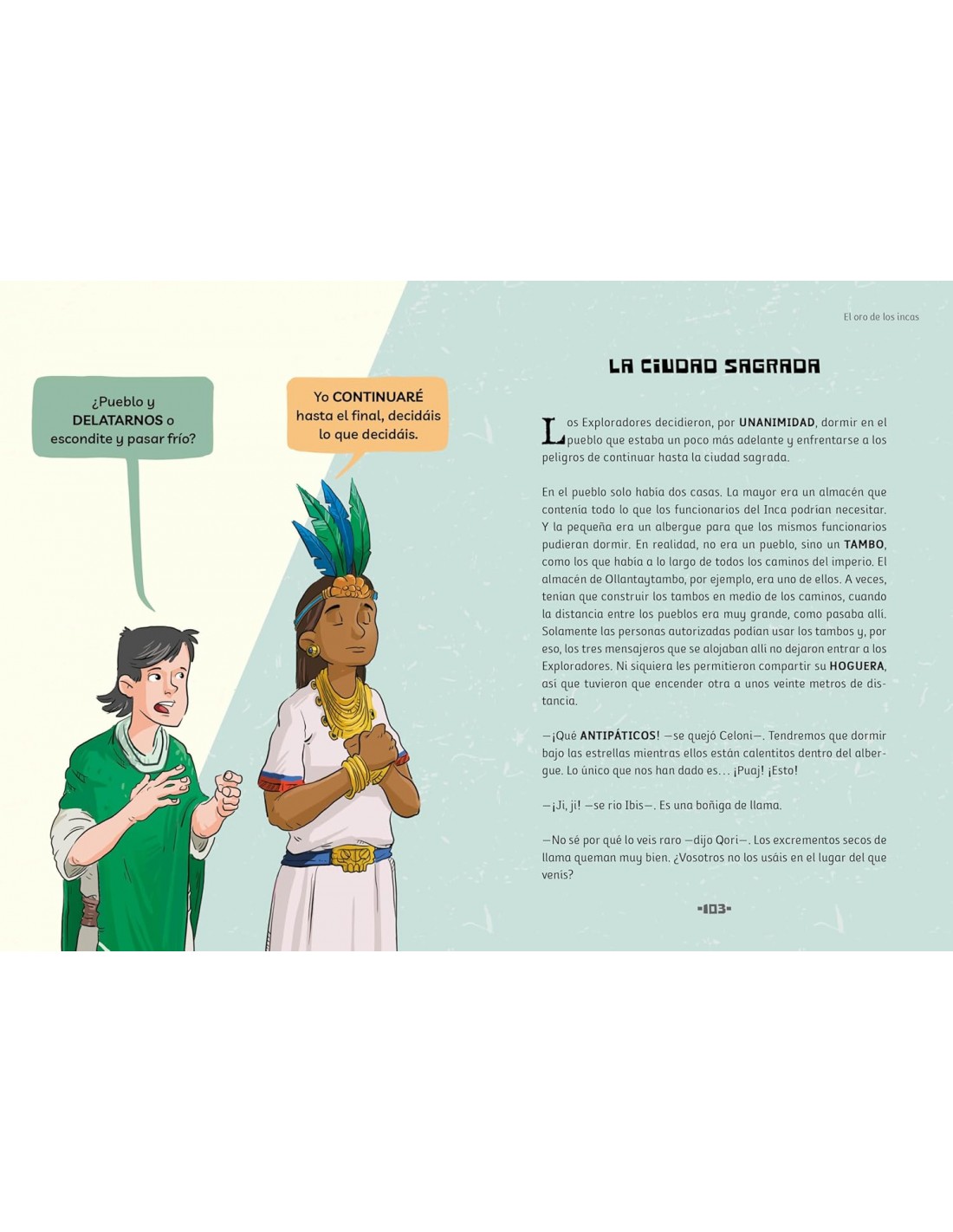 Los Exploradores del Tiempo - El oro de los Incas
