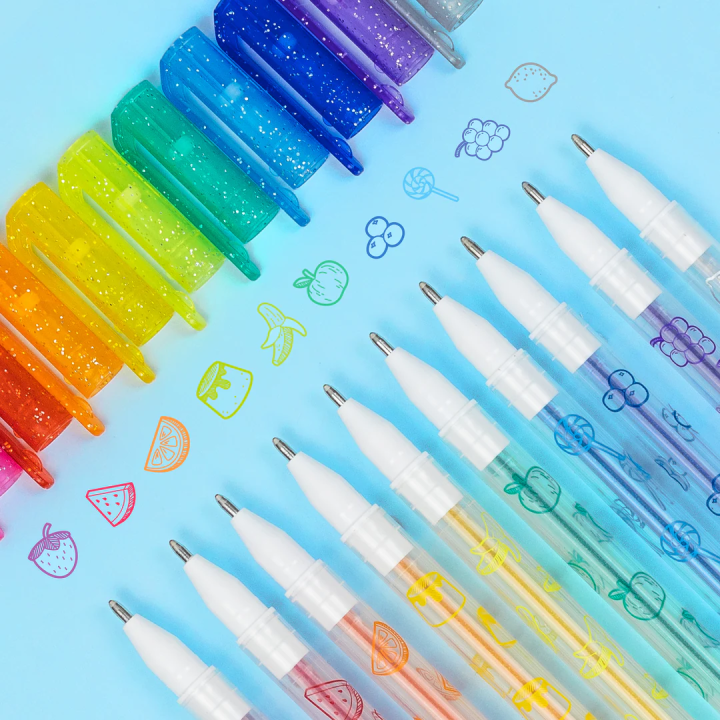 Bolígrafos de Gel Shimmer con Olores