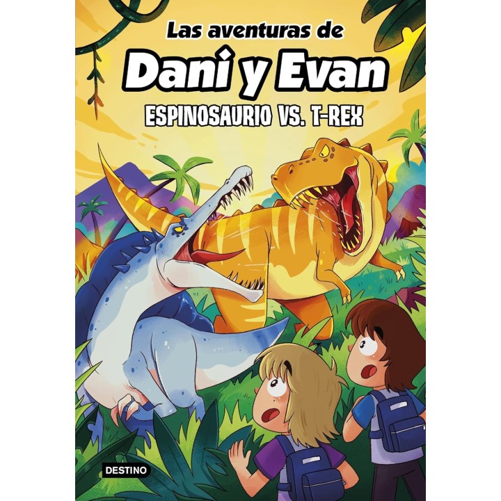 Las aventuras de Dani y Evan 10. Espinosaurio vs. T-Rex