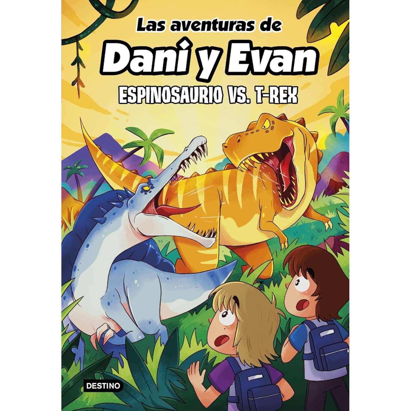 Las aventuras de Dani y Evan 10. Espinosaurio vs. T-Rex