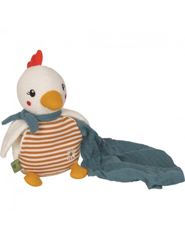 Peluche-Doudou Gallina Little Wonder