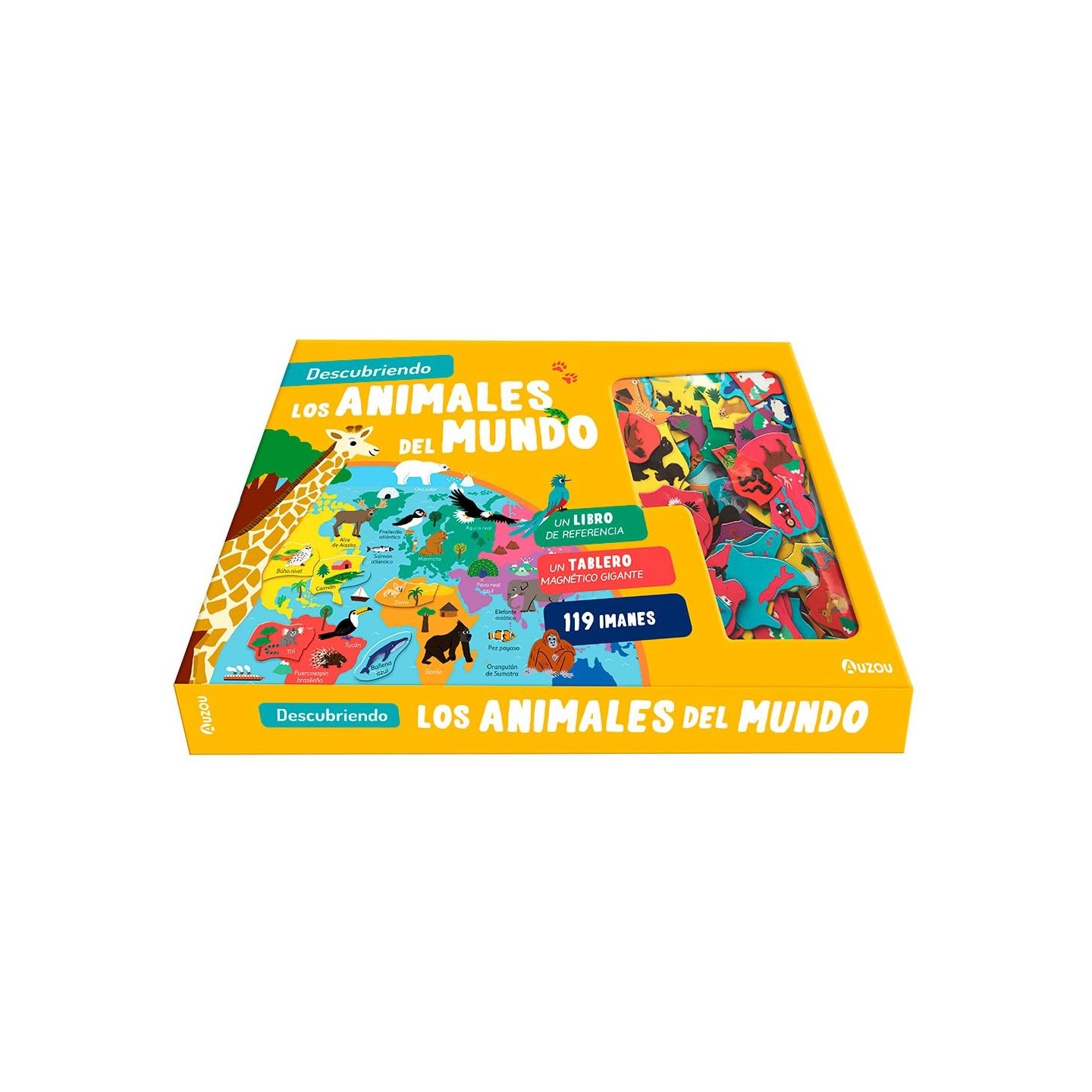 Descubriendo los animales del mundo. Tablero magnético
