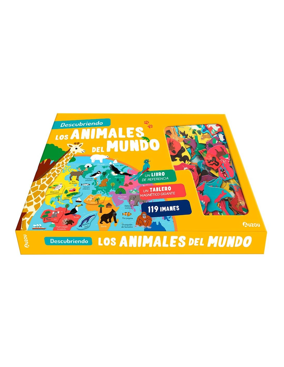 Descubriendo los animales del mundo. Tablero magnético