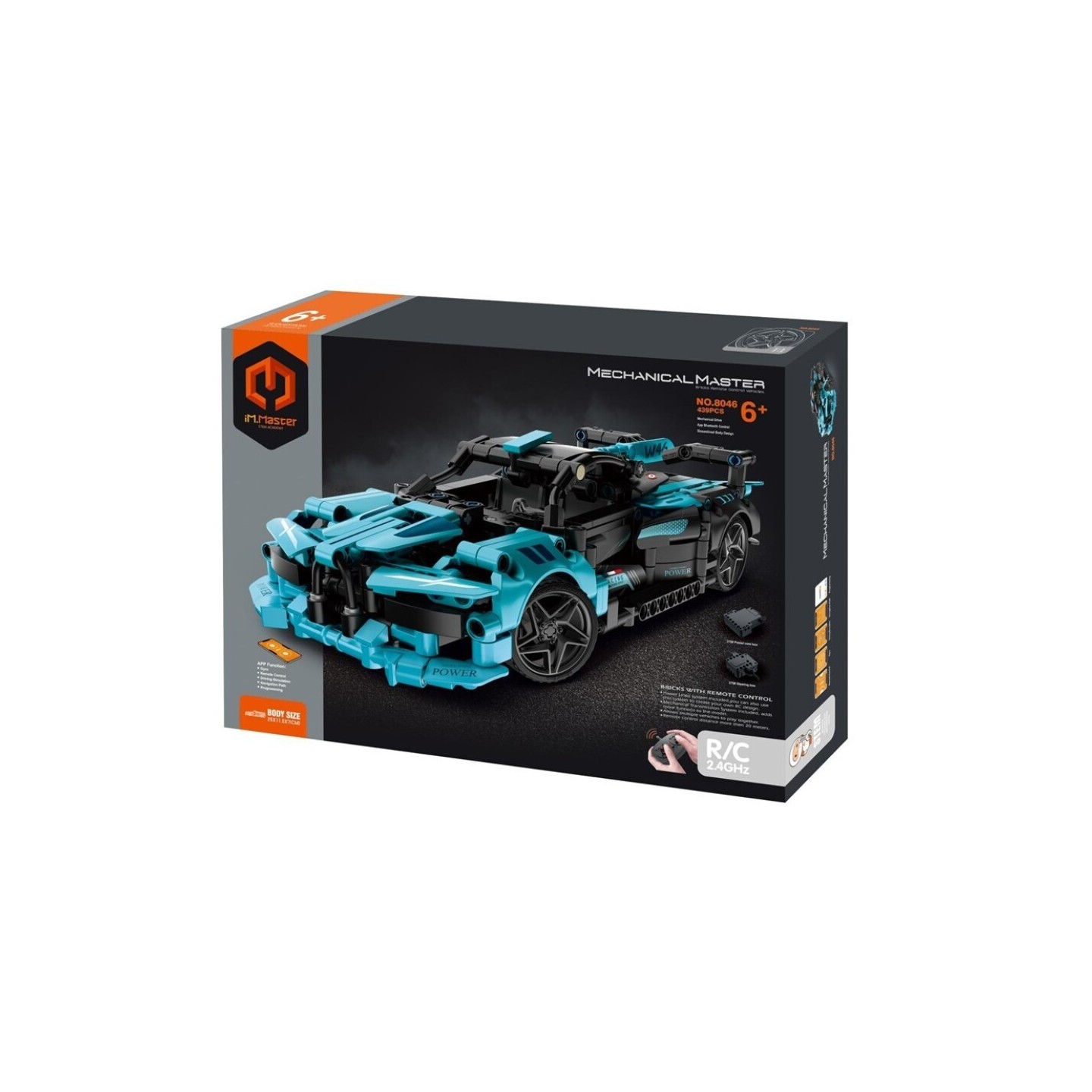 iMMaster Coche Radio Control Azul - 439 Piezas
