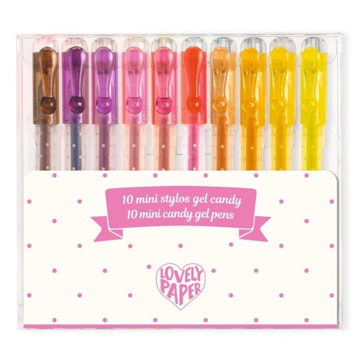 Estuche 10 bolígrafos Gel Candy
