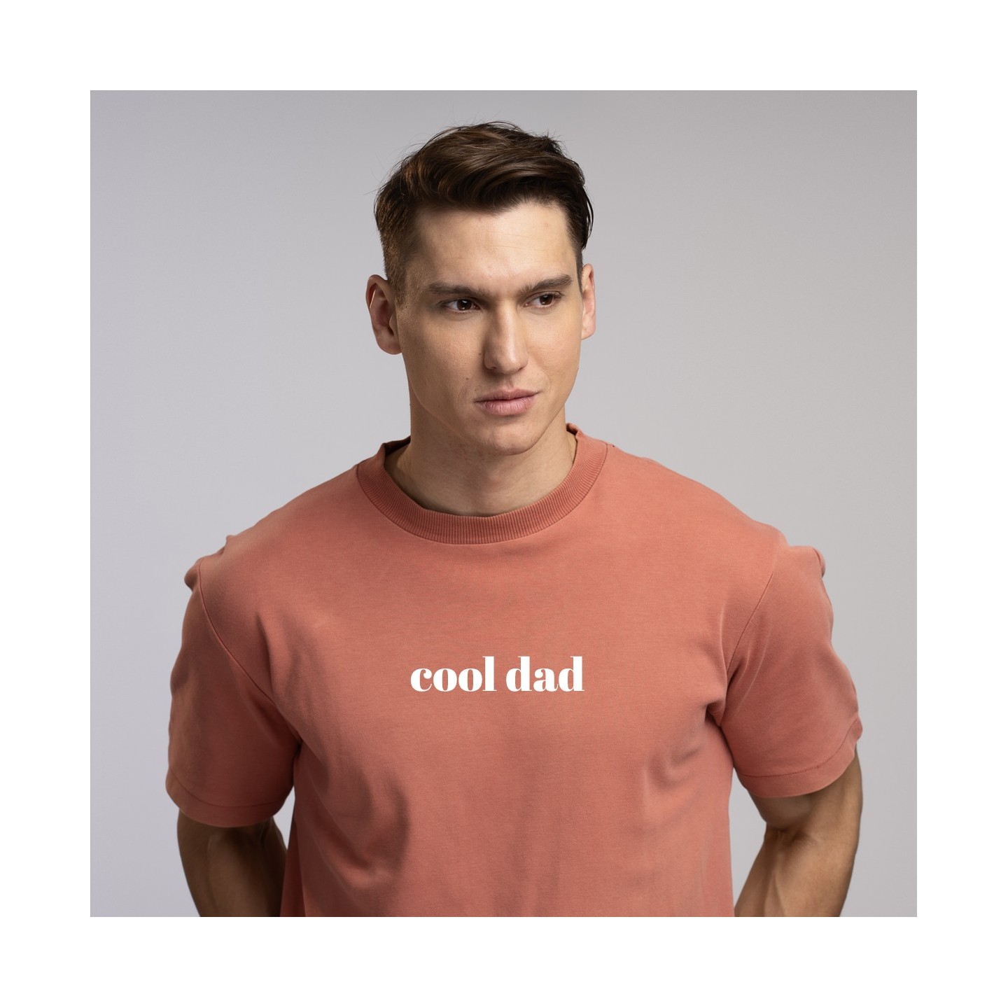 Camiseta Cool Dad Naranja Clay