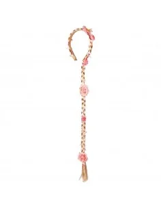 Trenza Taylor Rubia con Flores