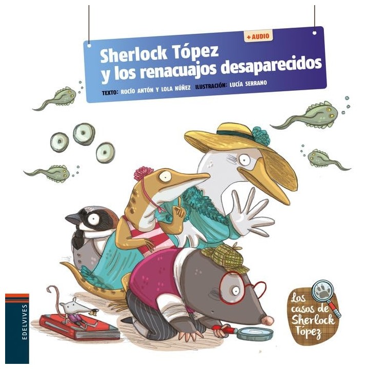 Sherlock Tópez y los renacuajos desaparecidos + QR