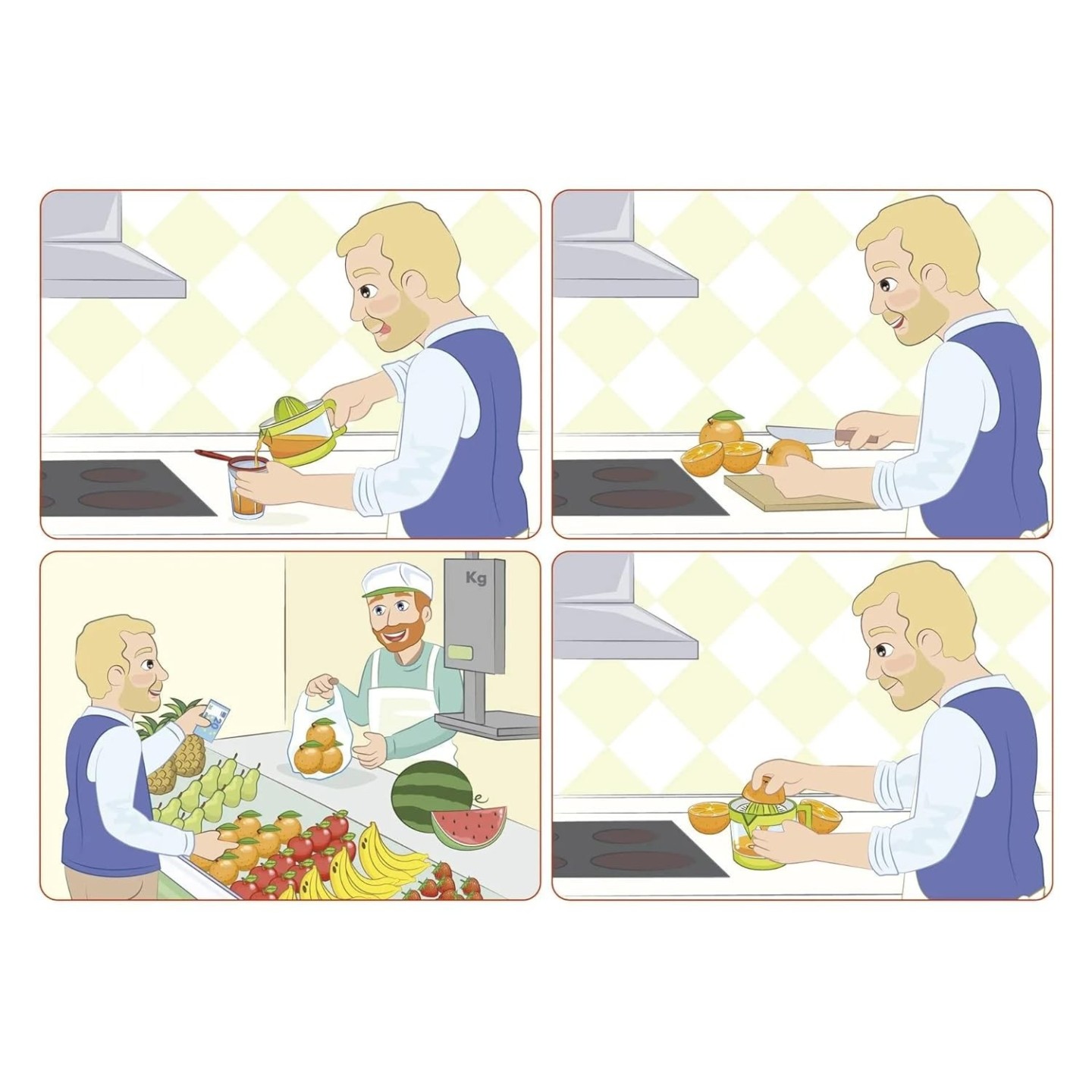 Comprensión con pictogramas: Los alimentos