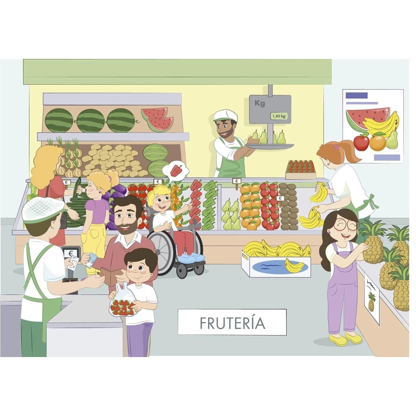 Comprensión con pictogramas: Los alimentos