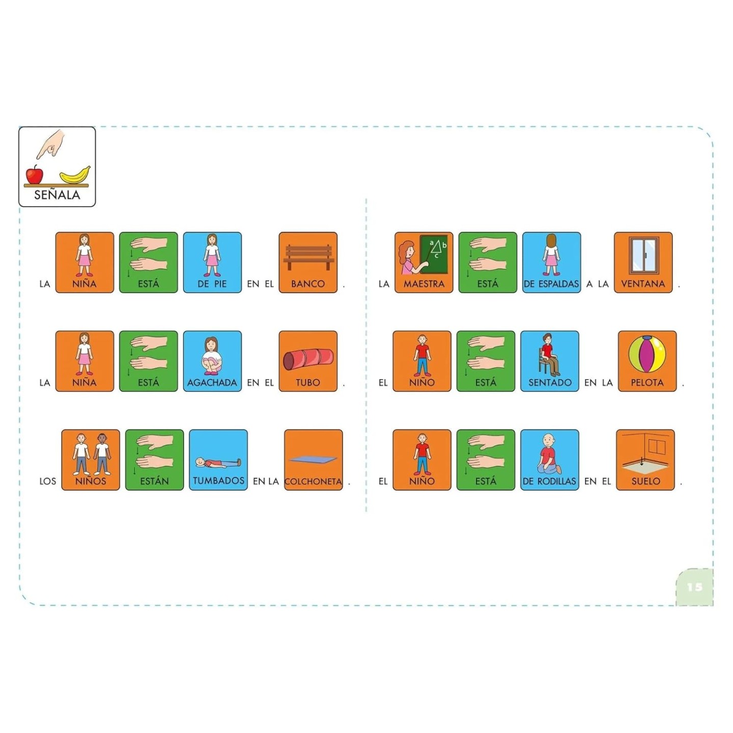 Comprensión con Pictogramas: El Cole