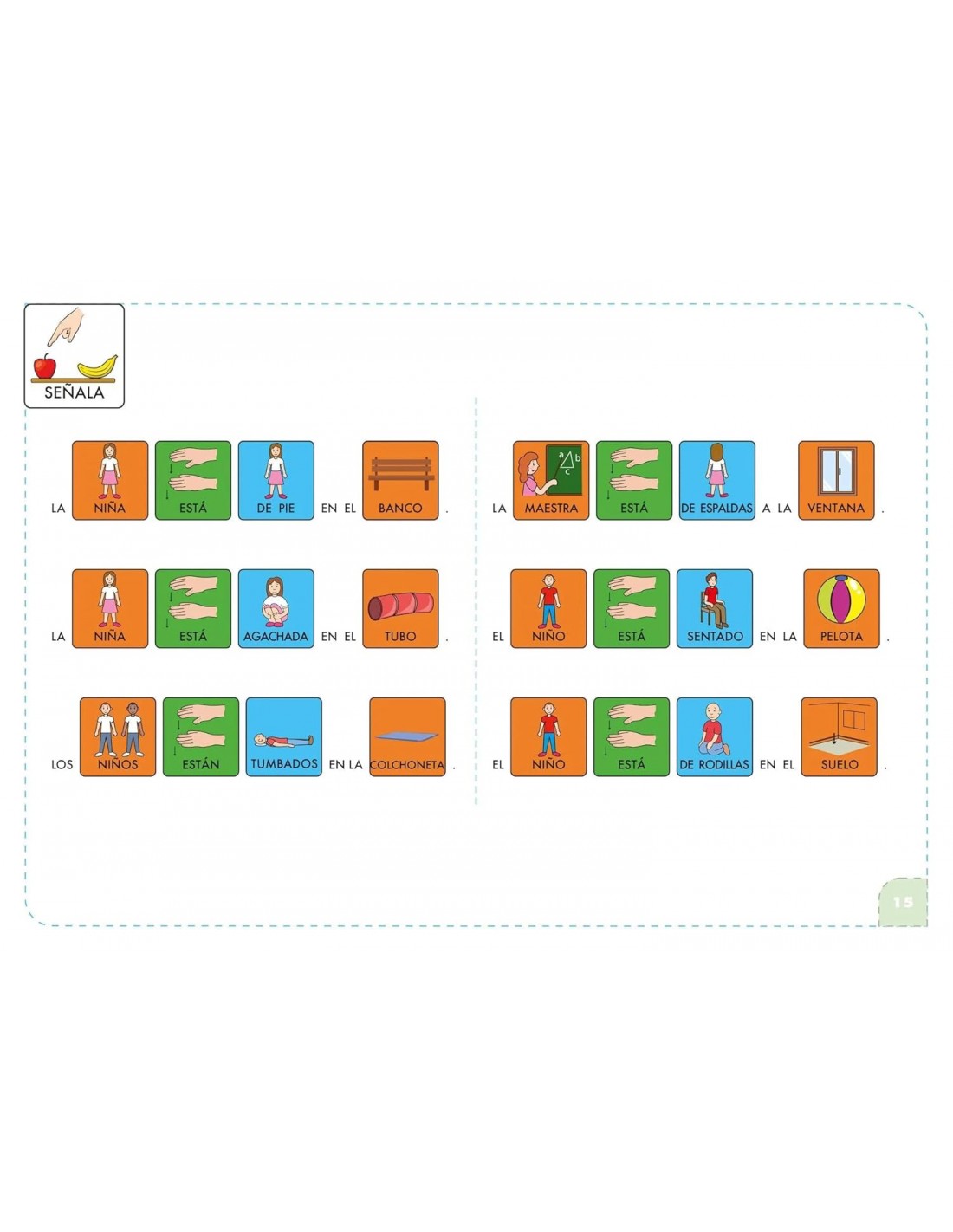 Comprensión con Pictogramas: El Cole