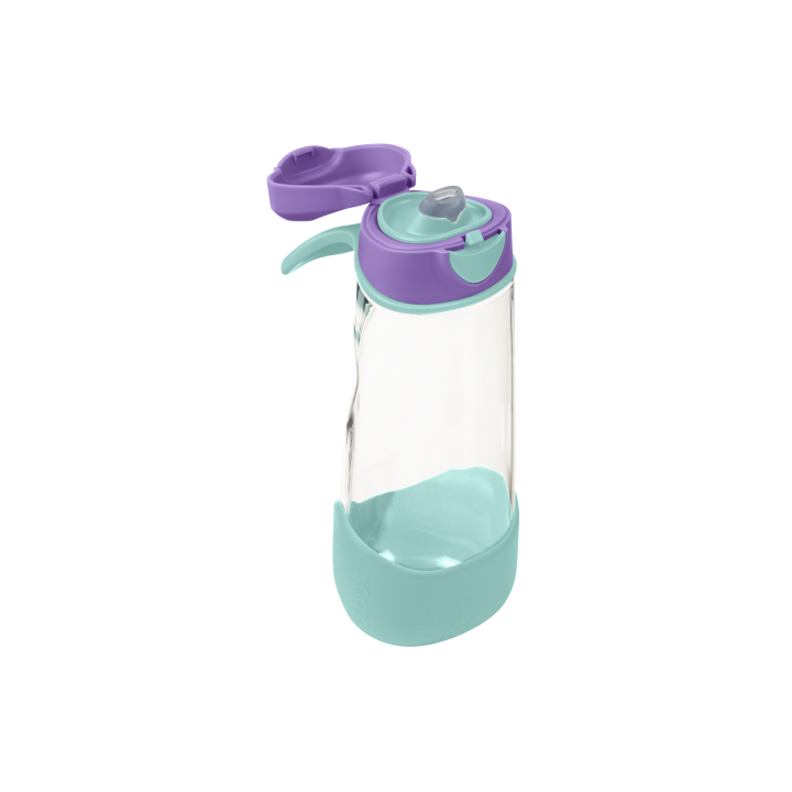 Botella de tritán con boquilla y asa 600ml - Lilac Pop