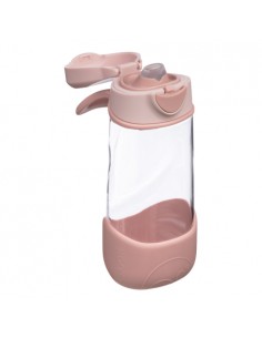 Botella de tritán con boquilla y asa 600ml - Blush Crush