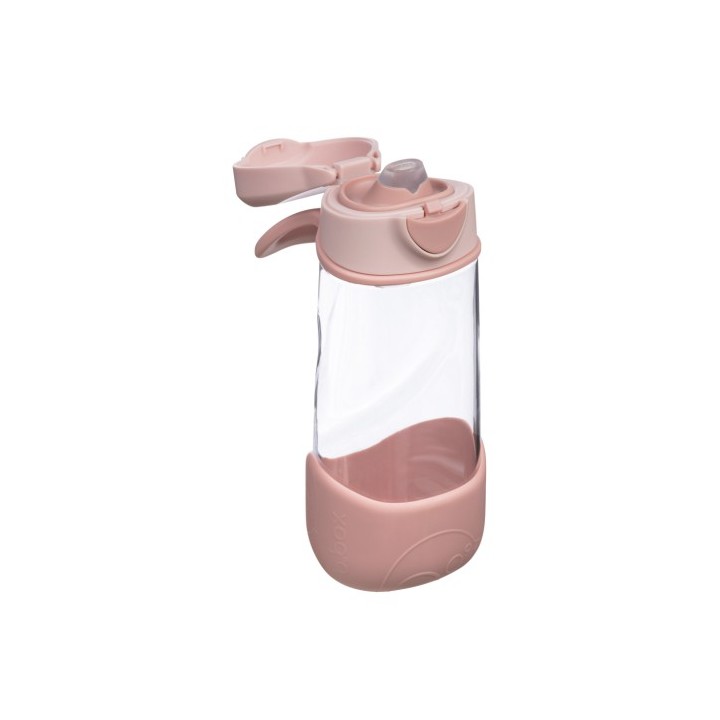 Botella de tritán con boquilla y asa 600ml - Blush Crush
