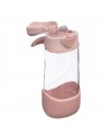 Botella de tritán con boquilla y asa 600ml - Blush Crush