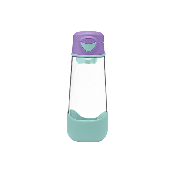 Botella de tritán con boquilla y asa 600ml - Lilac Pop