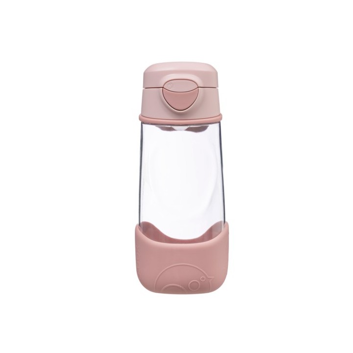 Botella de tritán con boquilla y asa 600ml - Blush Crush