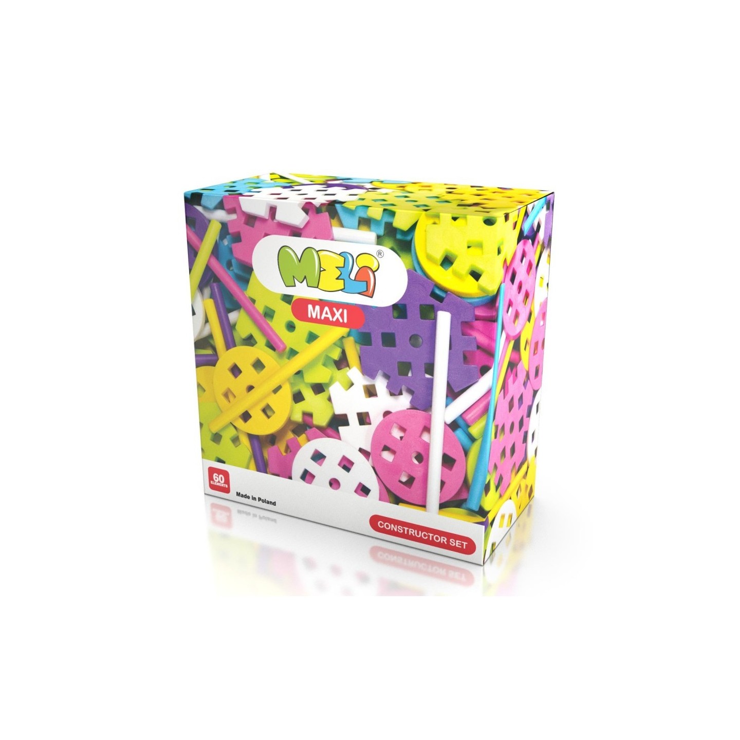 Meli Maxi Constructor 60 Piezas Pink