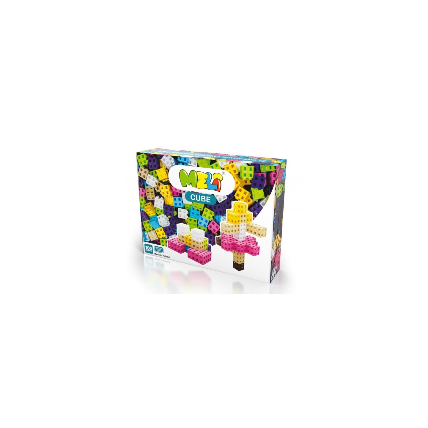 Meli Cube Pastel 100 Piezas