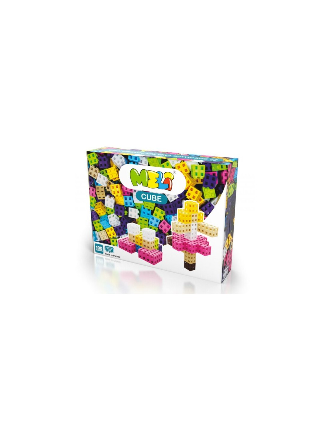 Meli Cube Pastel 100 Piezas