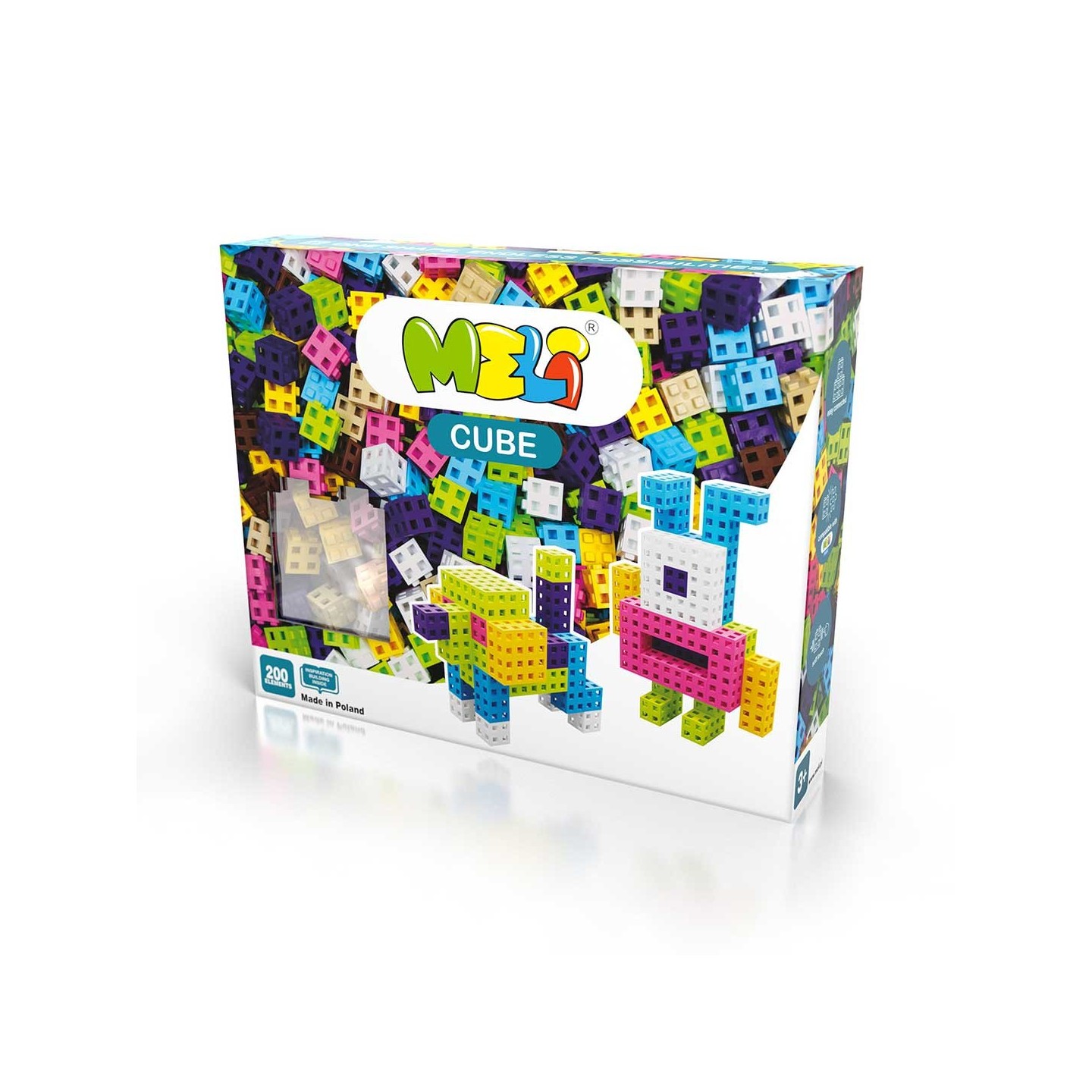 Meli Cube Pastel 200 Piezas