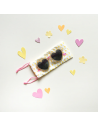Gafas de Sol Corazon Purpurina