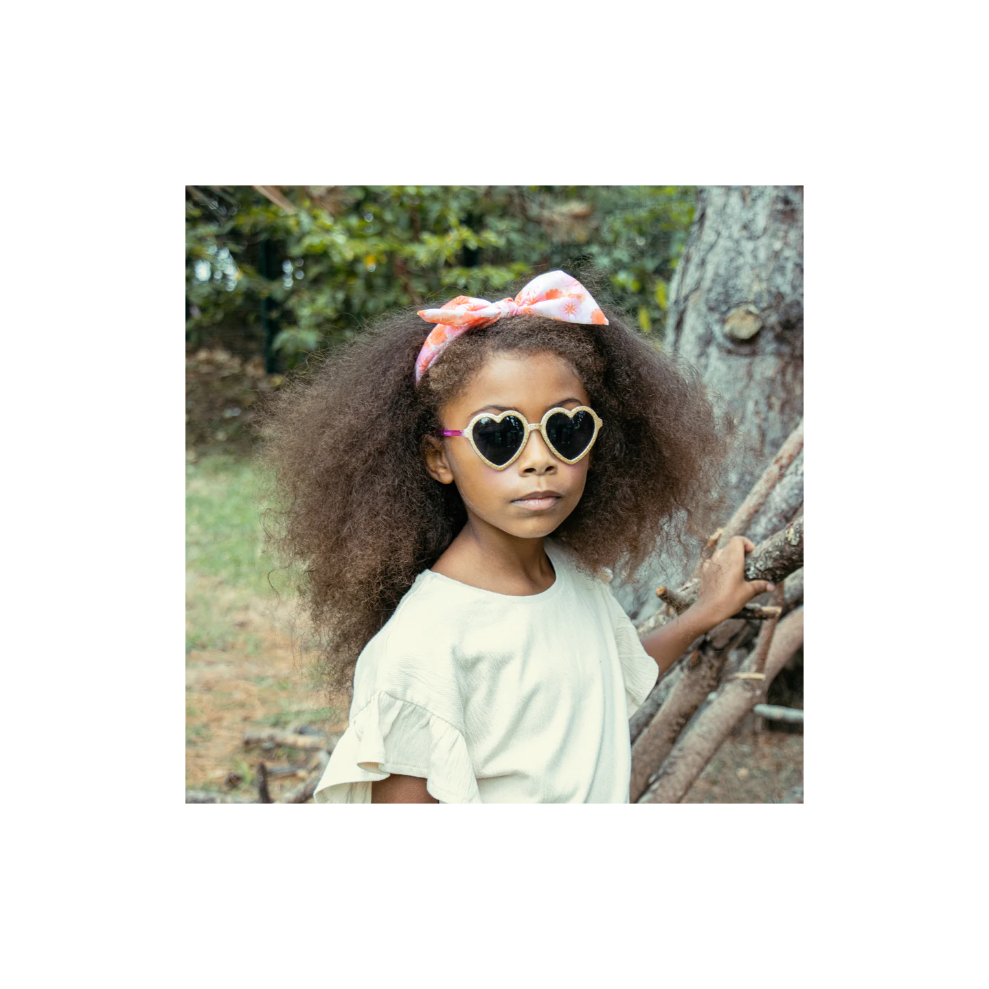 Gafas de Sol Corazon Purpurina
