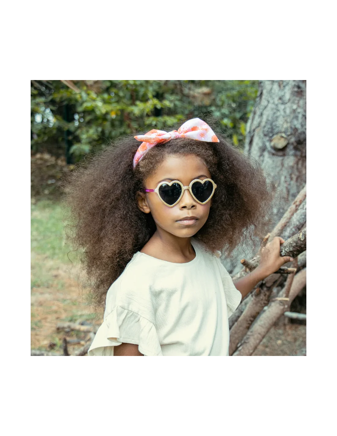 Gafas de Sol Corazon Purpurina