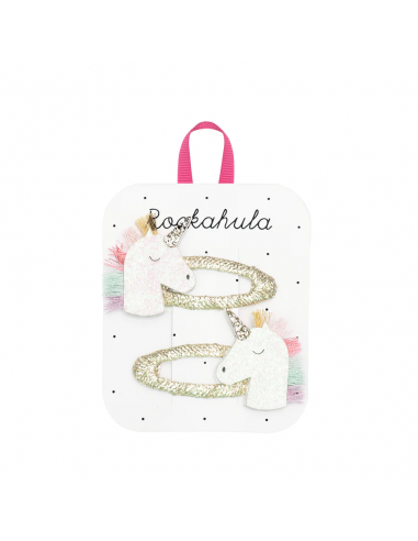 Clips Unicornio Arcoiris