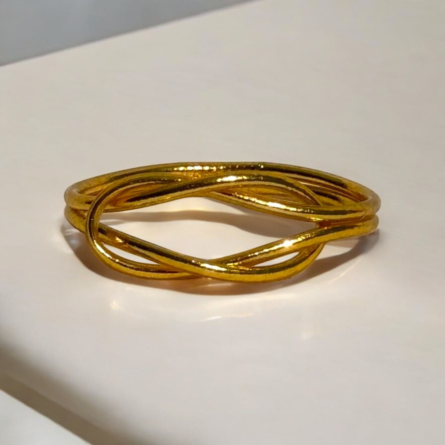Pulsera Pan de Oro Infinity Dorada
