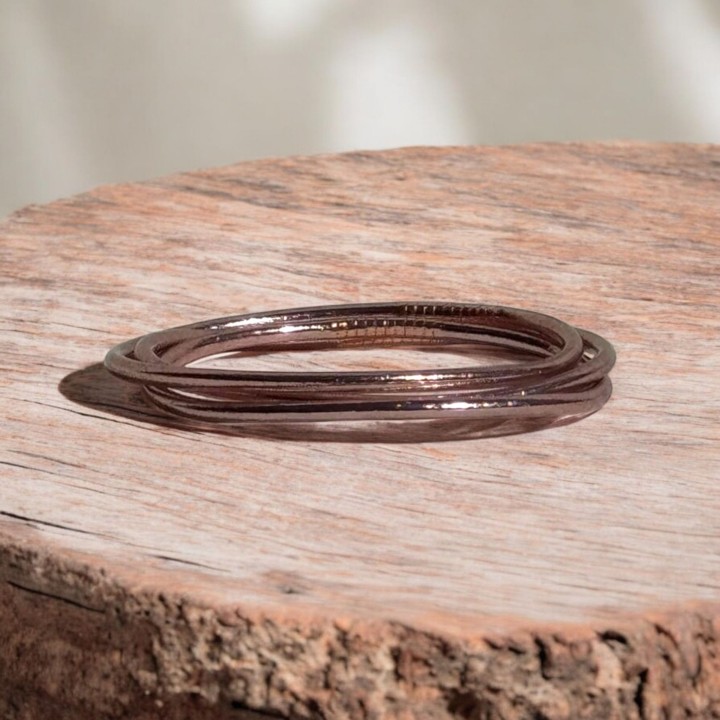 Pulsera Pan de Oro Fina Oro Rosa