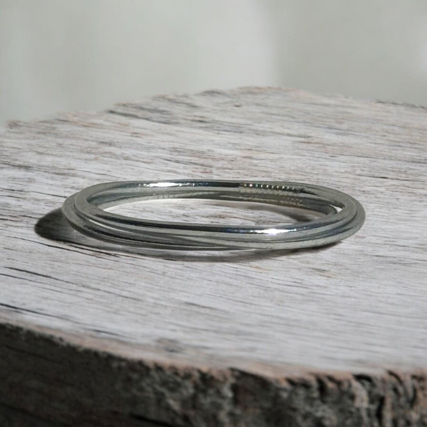 Pulsera Pan de Oro Fina Plata