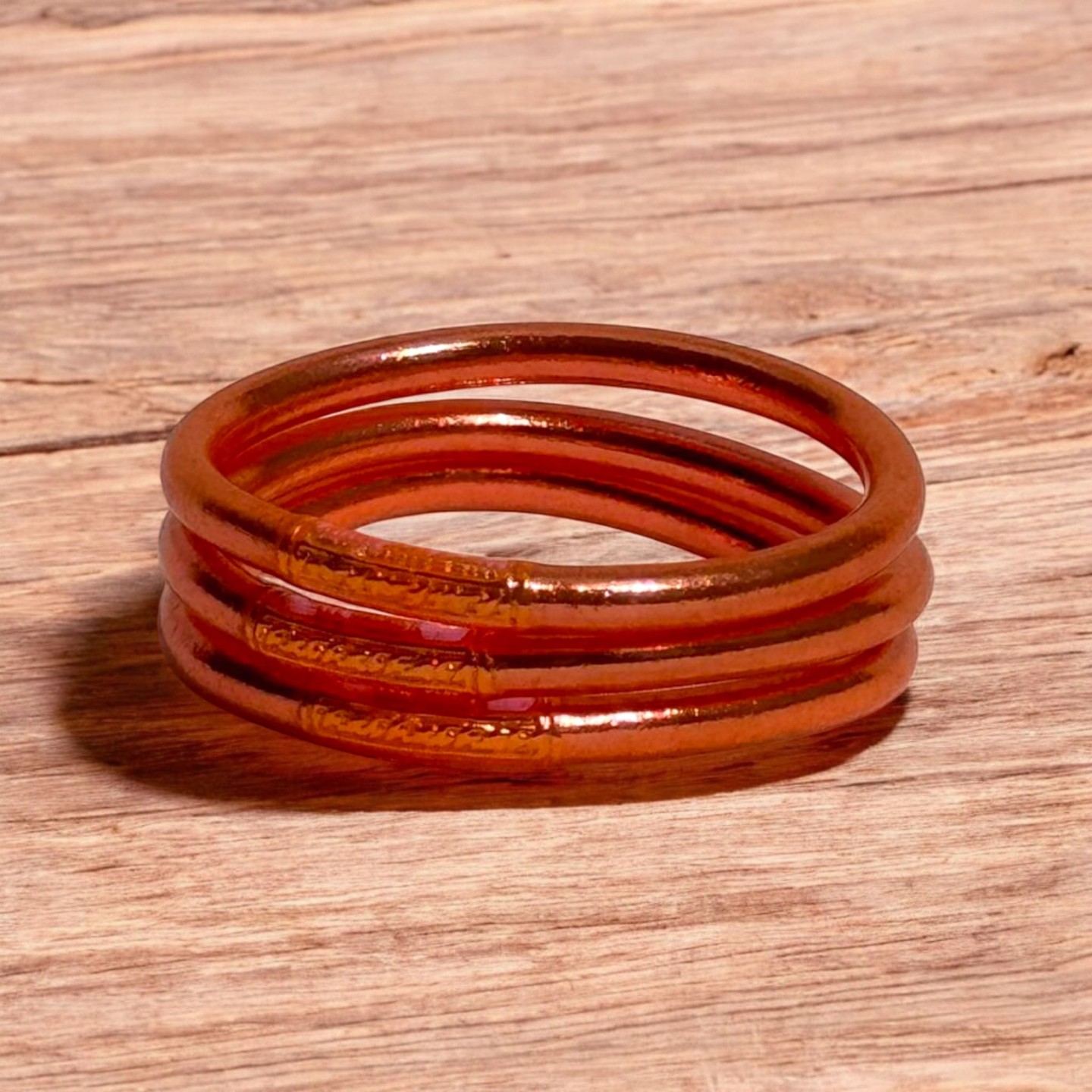 Pulsera Pan de Oro Clásica Salmon