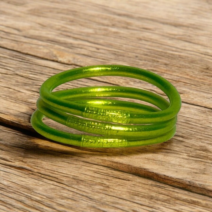 Pulsera Pan de Oro Clásica Amarillo Neón