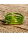 Pulsera Pan de Oro Clásica Amarillo Neón