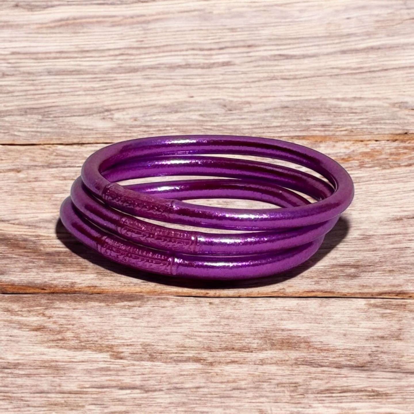 Pulsera Pan de Oro Clásica Violeta