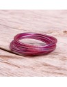 Pulsera Pan de Oro Clásica Rosa Suave