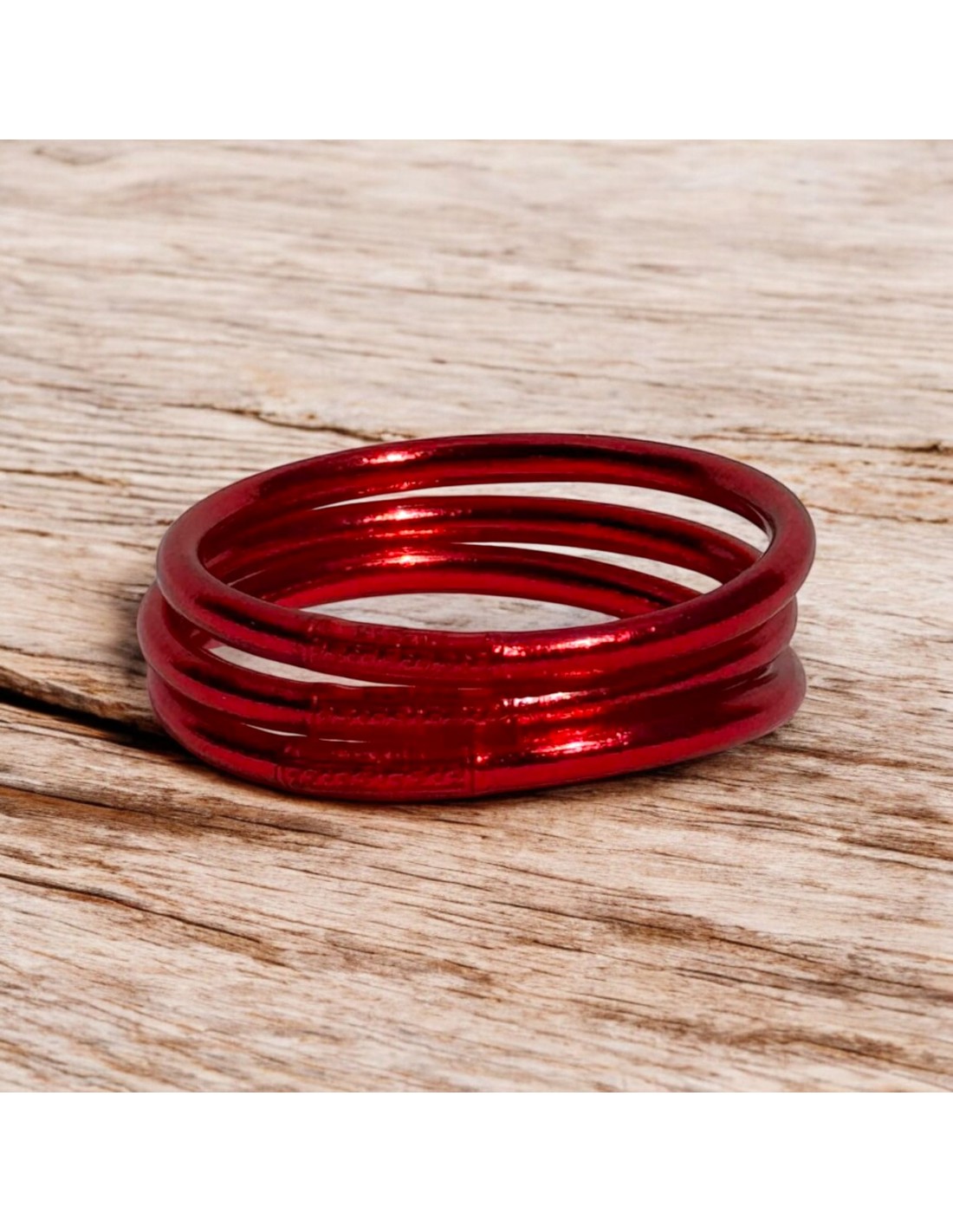 Pulsera Pan de Oro Clásica Rojo Valentino