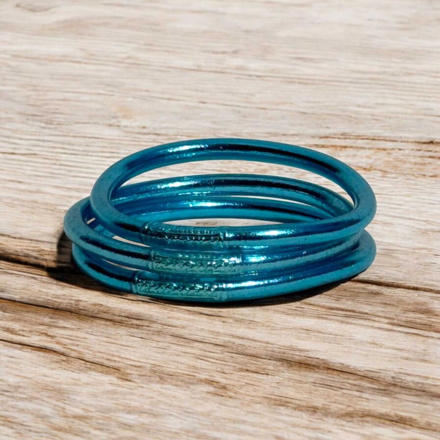 Pulsera Pan de Oro Clásica Sky Azul Suave