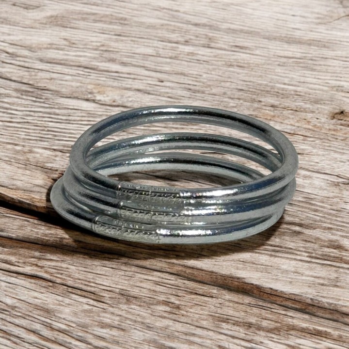 Pulsera Pan de Oro Luxe Plata