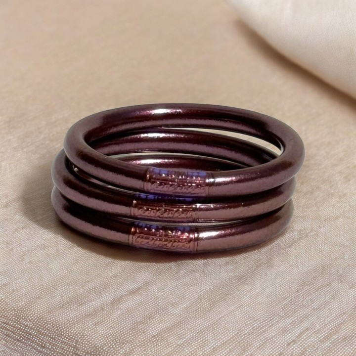 Pulsera Pan de Oro Luxe Mauve