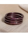 Pulsera Pan de Oro Luxe Mauve