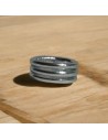 Anillo Pan de Oro Plata