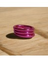 Anillo Pan de Oro Fucsia