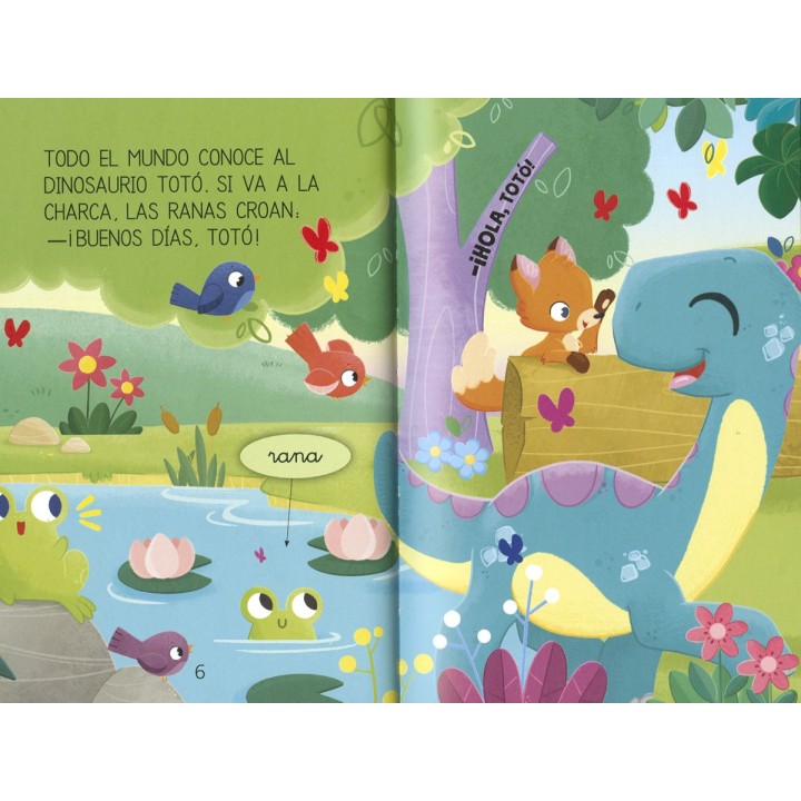 Aprendo a leer Nivel 0 - El dinosaurio se disfraza