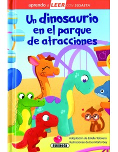Aprendo a leer Nivel 0 - Un dinosaurio en el parque de atracciones