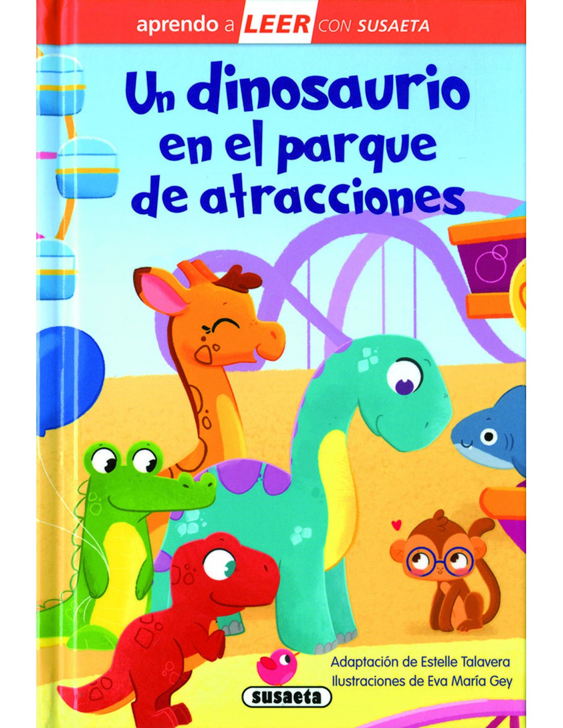 Aprendo a leer Nivel 0 - Un dinosaurio en el parque de atracciones