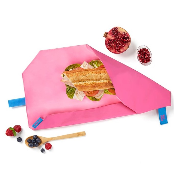 Bolsa Portalimentos BocnRoll Rosa