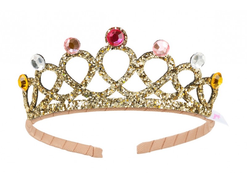 Diadema Corona Emy Oro